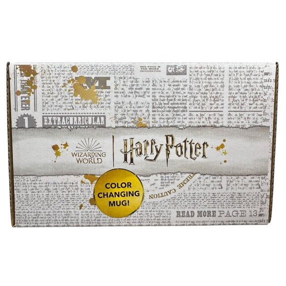 Harry Potter Lumos Maxima Heat Reactive Color Changing Mug 21.3 Oz Hufflepuff - Picture 3 of 7